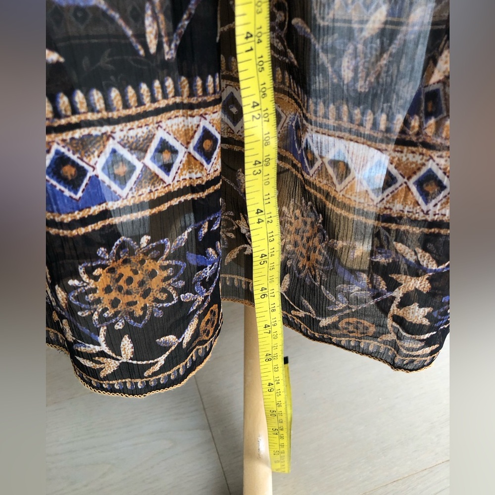 Pretty Boho sheer printed maxi dress - Picture 4 of 10